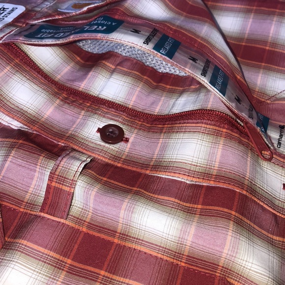 🆕Carhartt Force Men's Relaxed Fit Plaid SS Button Down Shirt ~ Size Medium - Picture 6 of 9